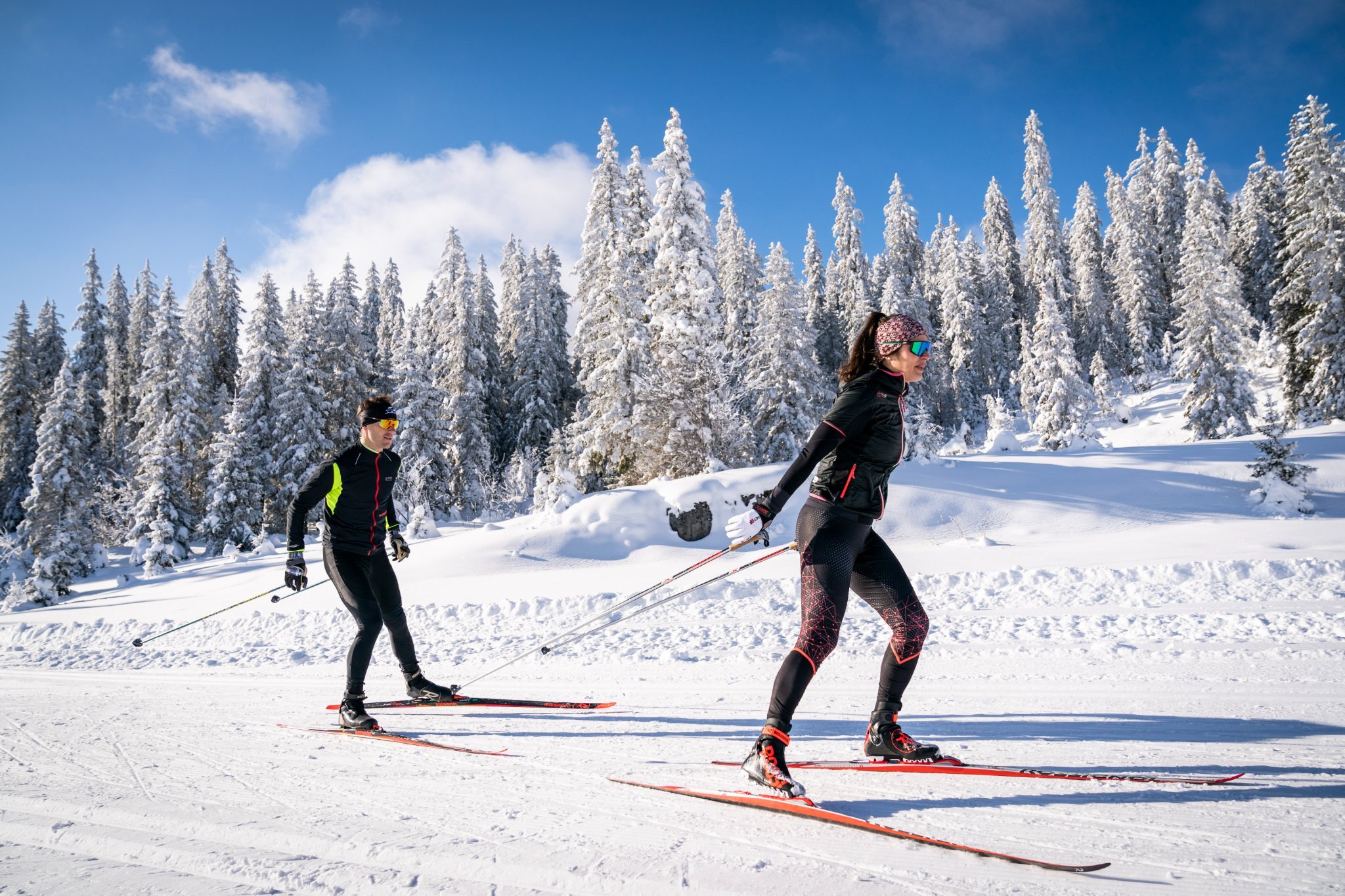 Découvrir le ski de fond en altitude